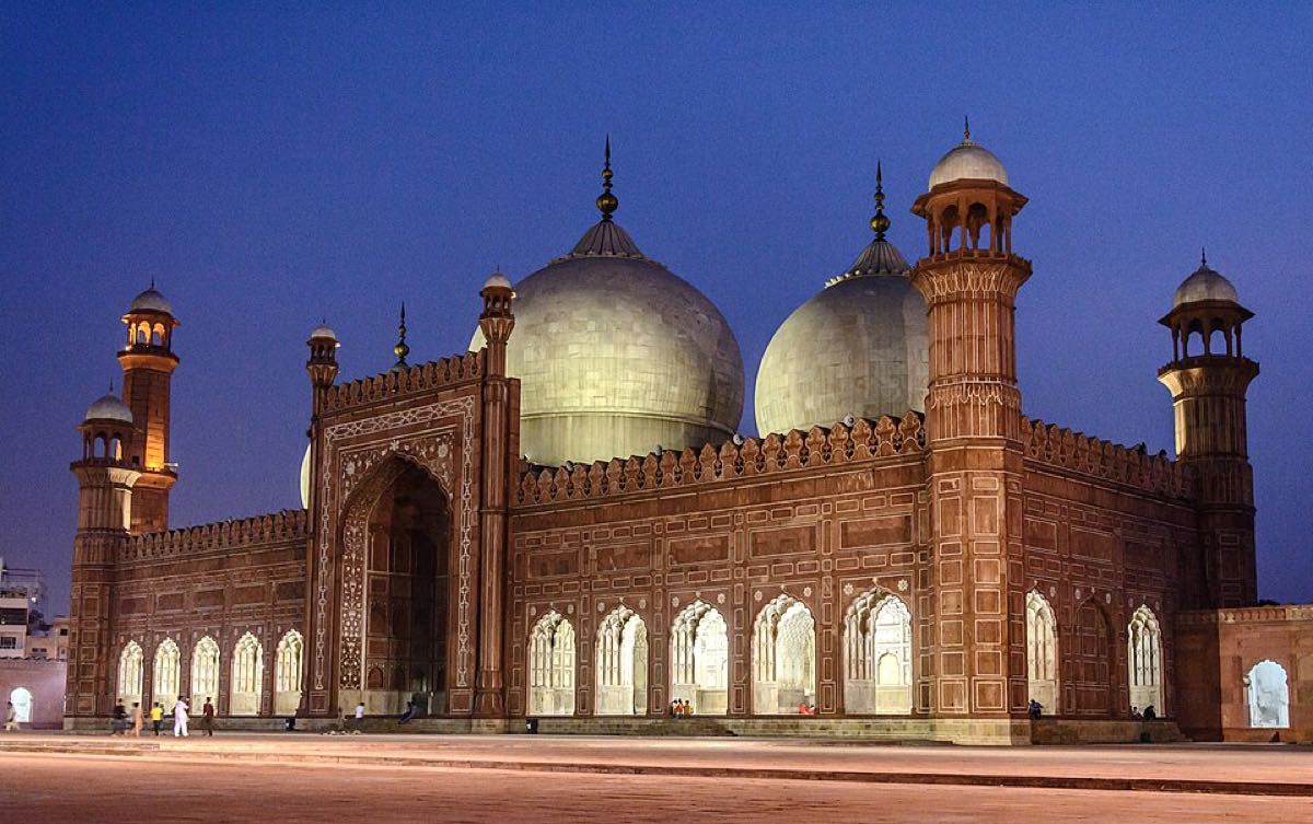 Mosque at night